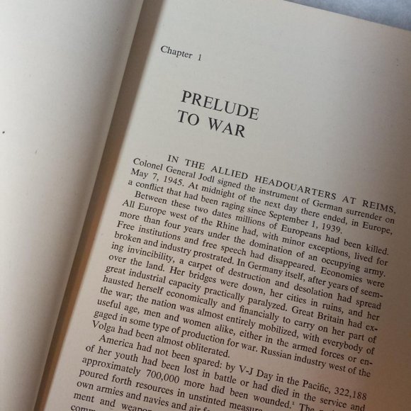 Crusade in Europe Book Hardcover Dwight D Eisenhower Copyright 1948 book - Picture 10 of 14